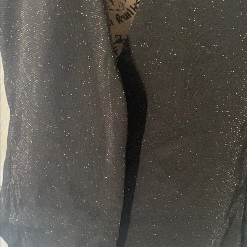 Lemon Tart sparkly black jacket. Size M - Picture 3 of 5